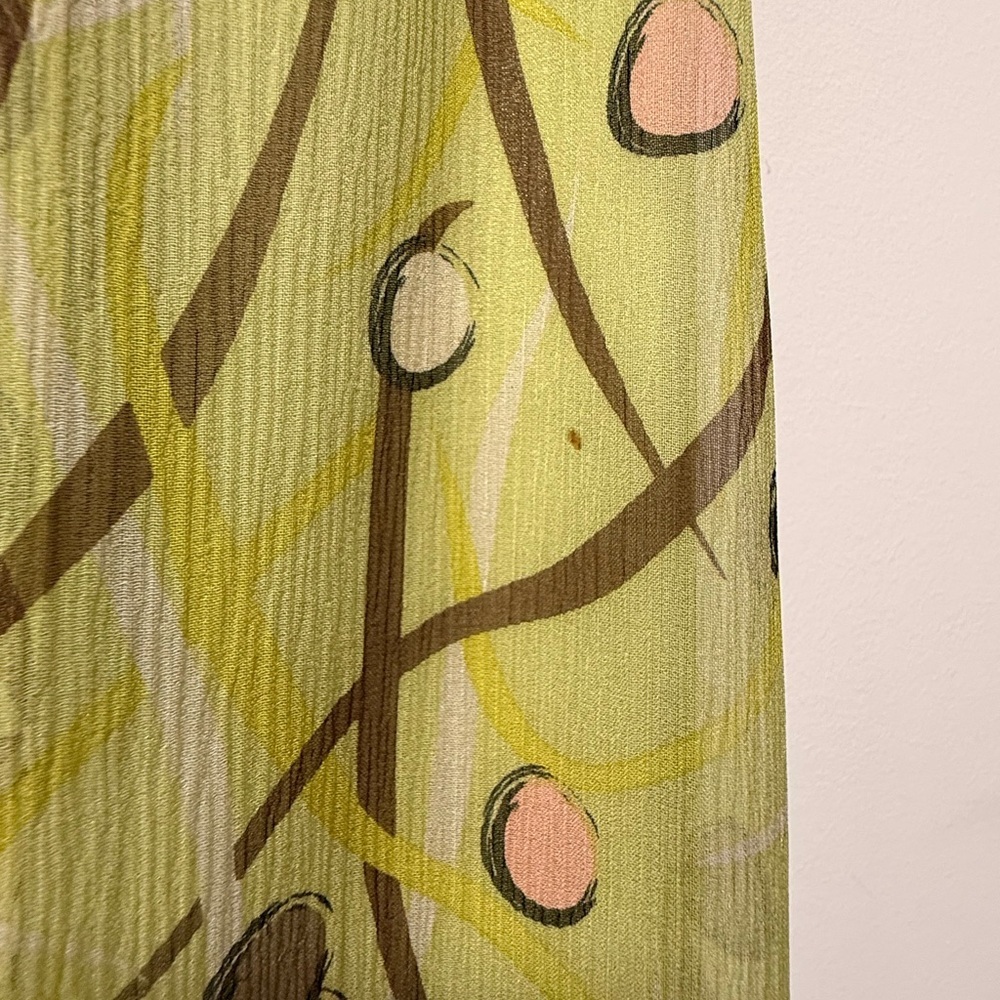 BCBGMaxAzria Green and Brown Mini Dress - Picture 8 of 12